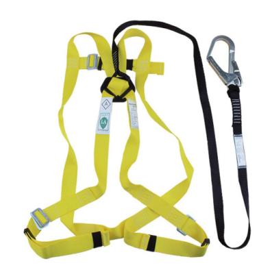 China Cheap Single Full-Body Fall Protection Equipment Safety Belt For Falling Protection Fall Arrest Safety Harness for sale