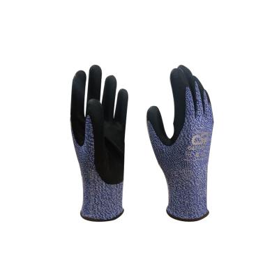 China Good Comfortable Mechanical Grip Worker Gloves Nitrile Safety Anti Slip Welding Cut Gloves for sale