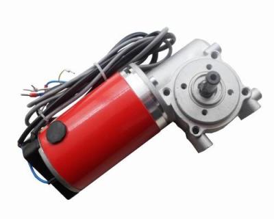 China Brush DC motor for sliding Door Motor, red with encoder 24VDC 60W for sale