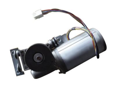 China DC Gear motor for automatic door system, orange coating ,24VDC 65W 4200RPM for sale