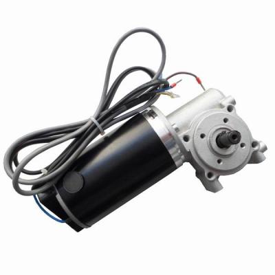 China Brake with Door opener motor for blush Door Motor 24VDC 100W 200RPM black coating for sale