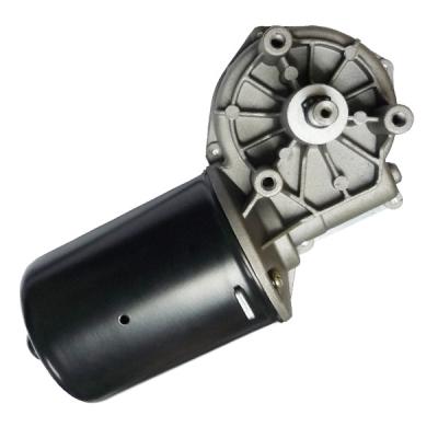 China 80W 24V Worm Gear Industrial DC Motors No Load Speed 50rpm , CW And CCW , Silent Working for sale