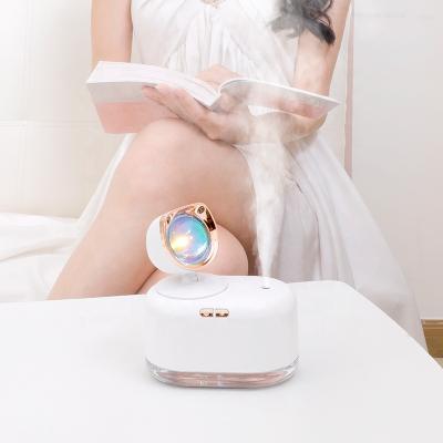 China New Design Mini Car Mini Portable Selfie Photo Selfie Light Sunset Projection Lamp Mist Sprayer Air Humidifier Portable Electric Wireless Humidifier for sale