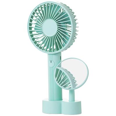 China With Cooler Mirror Summer Gift Air Uncelling Factory Creative Promotional Gifts Mirror Mini Portable USB Fan for sale