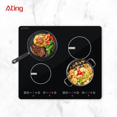 China Commercial Hot Sales 24 Inch Built-in Cooktop 240V Casual Cooking Countertop Stove 4 Burner Electric Induction Cooker for sale