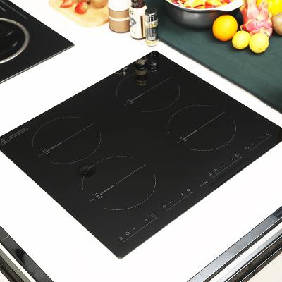 China Power Fit Custom Design Household Bulti IN Stove CE 6400w 220v Cooking Eletric Four Burner Induction Cooker for sale