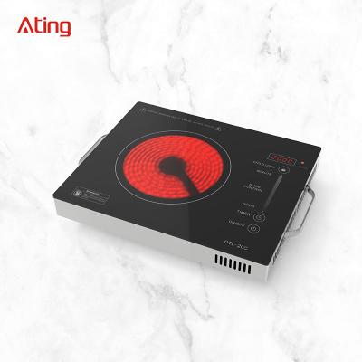 China Hot Sale 2000w 220/240V Hotel Electric Hob Household Smart Hotpot Single Burner Induction Cooker for sale