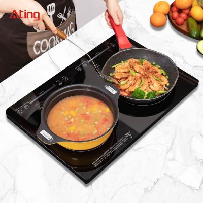 China New design cooktop CE CB ETL 1800W commercial cookers waterproof one double burner electric induction cooker for sale