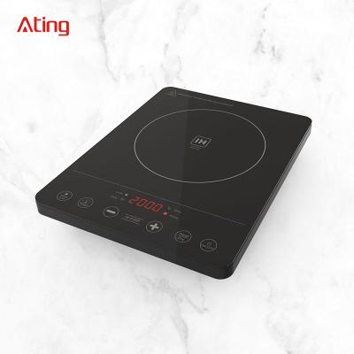 China Timer and Lock Customized Table Cooking IH-F20P Electric Hotpot Stove Wok Top 2000w 220v Single Induction Cooker for sale