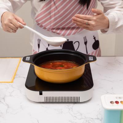 China Hotel Design New Smart Single Knob I800w Hotpot Electric Wok Cookers One Induction Cooktop for sale