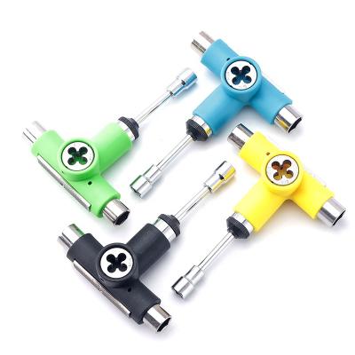 China Universal multifunctional skateboard t tool skate tool wrench for sale