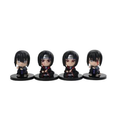 China Cartoon Toy 4pcs in 1 Japanese Anime Action Figure Mini Figure Set Cartoon Cute Classic PVC Action Figures for sale