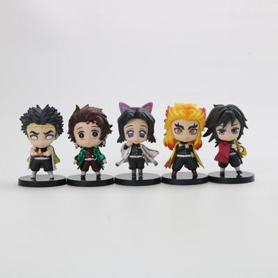 China Cartoon Toy Japanese Wholesale Toy A Demon Slayer Action Figure PVC Action Figure Model for sale