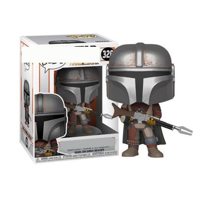 China Cartoon Toy Wholesale POP Kids Toys Action Number Vinyl Figure Doll Mandalorian Toys for sale