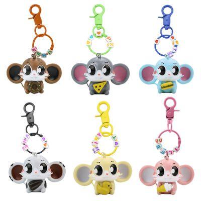 China Wholesale Good Quality Cute Mouse Chain Metal Key Chain Key Chain Go For Kid Girl Kawaii Women Keychain Gift for sale