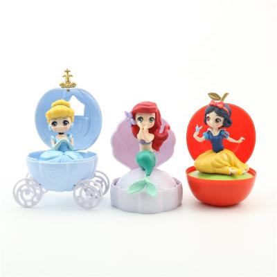 China Vending Machine Capsule Toys Hot Sale Custom Plastic Animated Character Gashapon Capsule PVC Figure Toys Princess Capsule Toys For Vending Machine for sale