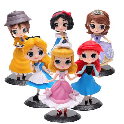 China Toy Princess Cake Toppers Birthday Party Supplies Cartoon PVC Figures Cartoon Kit for Gamers Boys Girls Kids for sale