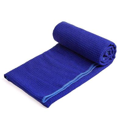 China Wholesale Hot Viable Non Slip Sports Soft Quick Dry Hot Silicon Dots Mat Microfiber Printed Yoga Towel for sale