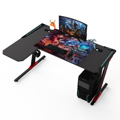 China Wholesale Office L Shape Adjustable (Height) New Factory Computer RGB Corner PC Gaming Desk for sale