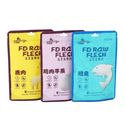 China Moisture Proof 2023 new superior quality recyclable pet food plastic packaging zipper bag for sale