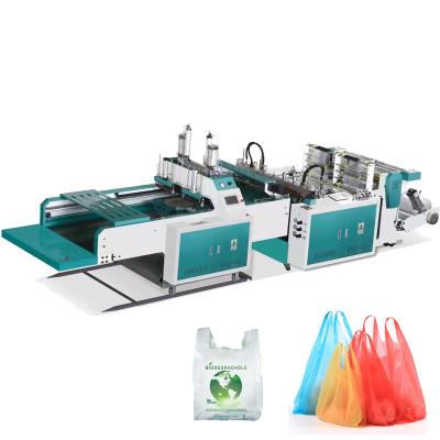 China Factory Bag Making Machine Driven High Speed ​​Heat Seal Shopping Bag Making Machine (Suitable For Bio Degradable Material) for sale