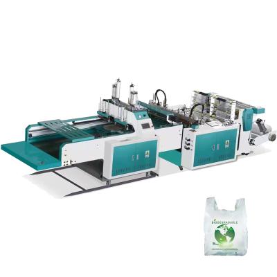 China Factory Shopping Biodegradable Polypropylene Woven Bag Making Machine Small Plastic Bag Making Machine for sale