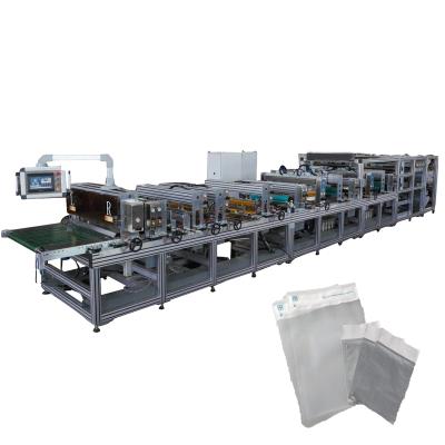 China Factory High Speed ​​Tyvek Header Bag Making Machine Aluminum Foil Header Bag Making Machine Suitable For Pure HDPE for sale