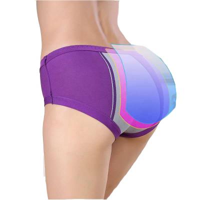 China 40424 Bamboo Fiber Antibacterial Menstrual Briefs For Ladies Underwear Menstrual Period Panties Women Period Underwear Leakproof for sale