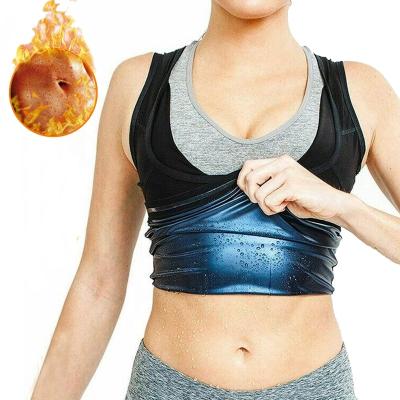 China 6310 Antibacterial Waist Trainer Sweat Loss Weight Waist Trainer Women Tank Top Body Shaper Men Sauna Vest Burner Wholesale Wholesale for sale