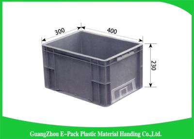 China 20L Stackable Plastic Storage Containers , Large Plastic Storage Boxes Load Capacity 20kg for sale