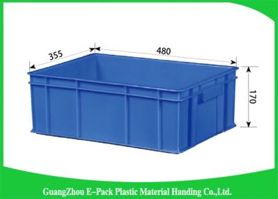 China Top Plastic Solid Stacking Storage Bins , Agriculture Large Plastic Storage Boxes for sale