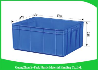 China Industrial Euro Plastic Storage Boxes , Customized Heavy Duty Plastic Storage Crates for sale