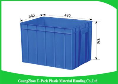 China 50L Plastic Stackable Storage Bins Space Saving , Recycle Plastic Stacking Boxes for sale