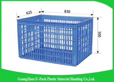 China Environmental Protection Plastic Food Crates For Transportation And Logistics HDPE for sale