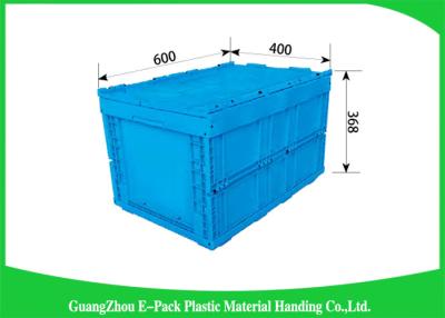 China Solid Collapsible Storage Crate Moving Storage , Foldable Plastic Box Eco-Friendly for sale