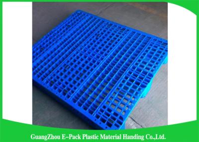 China Single Faced Plastic Euro Pallets Virgin HDPE Ventilated For Warehouse for sale