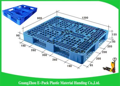 China Durable Nestable Plastic Euro Pallets Anti - Slip For Transport Industrial for sale