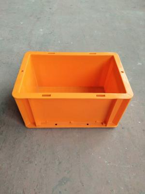 China Orange Color Euro Stacking Containers 300*200 mm /  Stackable Plastic Storage Containers for sale