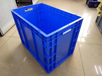 China Virgin Polyethylene Blue 600*400 mm Euro Stacking Containers With Loading Capacity 40kg for sale