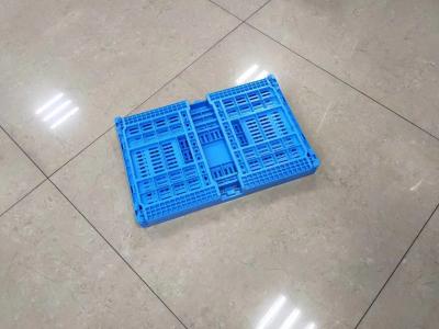 China Vertical Stacking Fruit And Vegetable Plastic Crates Fresh Food Transport Basket Bins With Holes for sale