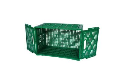 China 3.4kg 100% Virgin PP Heavy Duty Fruit And Vegetable Plastic Crates for sale