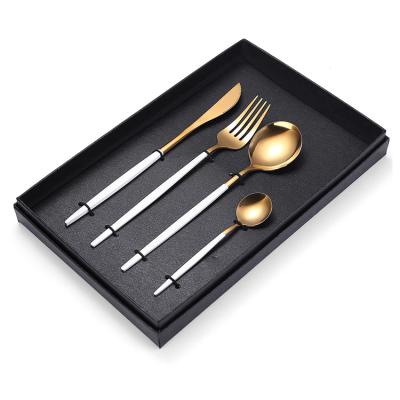 China Viable Wholesale Stainless Steel Cutlery Romantic Portuguese Tableware for sale