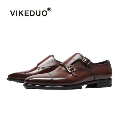 China New Fashion Durable Custom Durable Vikeduo Shoes Breathable Wholesale Italian Men's Leather Shoes Handmade for sale