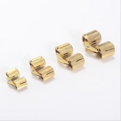 China Modern Brass Invisible Round Door Easy Installation BENE Furniture Hardware Mini Barrel Hinge for sale