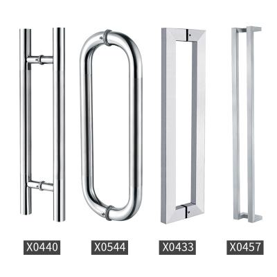 China Modern hot supply high quality stainless steel glass door handle for shower door for sale