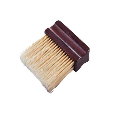 China Nondisposable Wholesale Salon Tools Barber Broken Hair Cloth Cleaning Bristle Neck Soft Cloth Brush for sale