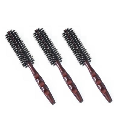 China For convenient portable commercial natural wooden hair bun brush detangling for sale