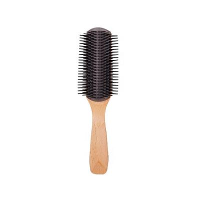 China Comfortable Anti-Static Straight Comb Stylist Massage Hair Salon Detangling Brush For Hair Brush for sale