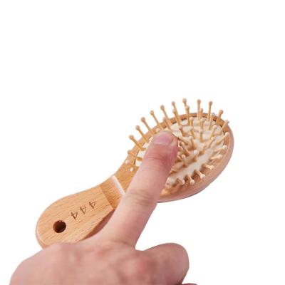 China For Home Use High Quality Air Cushion Metal Hair Pin Bubble Natural Wood Hair Brush for sale