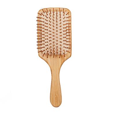 China For Home Factory Direct Selling BAMBOO Paddle Home Use Wooden Comb Wood Brush and High Quality Set Hair Brush for sale